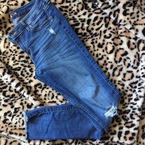 Distressed Hollister Super Skinny Jeans